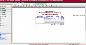 contoh laporan penjualan accurate
