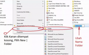 membuat folder databse