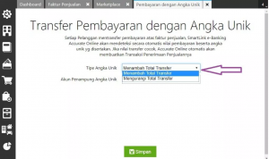transfer pembayaran dengan angka unik