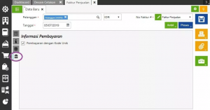 tab informasi penjualan pada accurate online